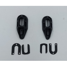 Rear brake drum lever dust covers with clips Rear brake drum lever dust covers with clips