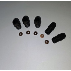 Spark plug lead screw-in acorns (set of 5)