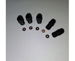 Spark plug lead screw-in acorns (set of 5)