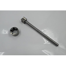 Oil pump shaft and rotor