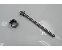 Oil pump shaft and rotor