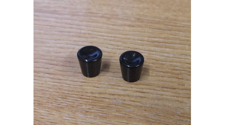 Dashboard heater control knobs