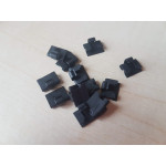 Door draught strip clips (pack of 12)