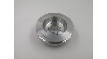 Aluminium crank pulley